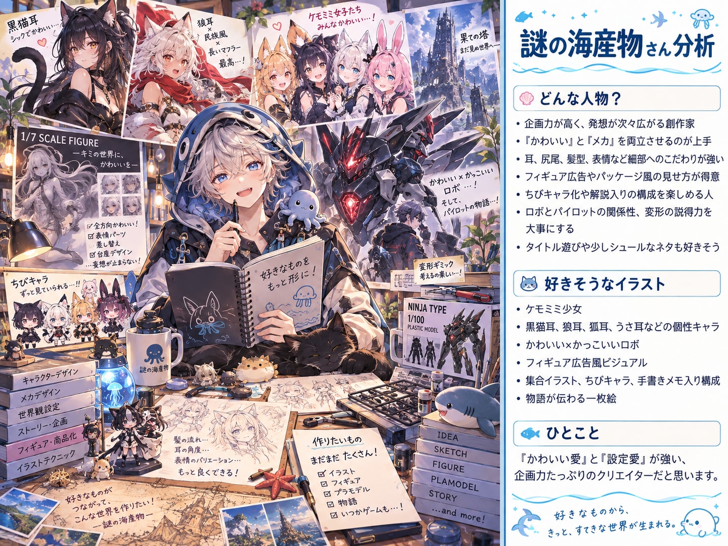 謎の海産物AI分析結果 | の人気AIイラスト・グラビア