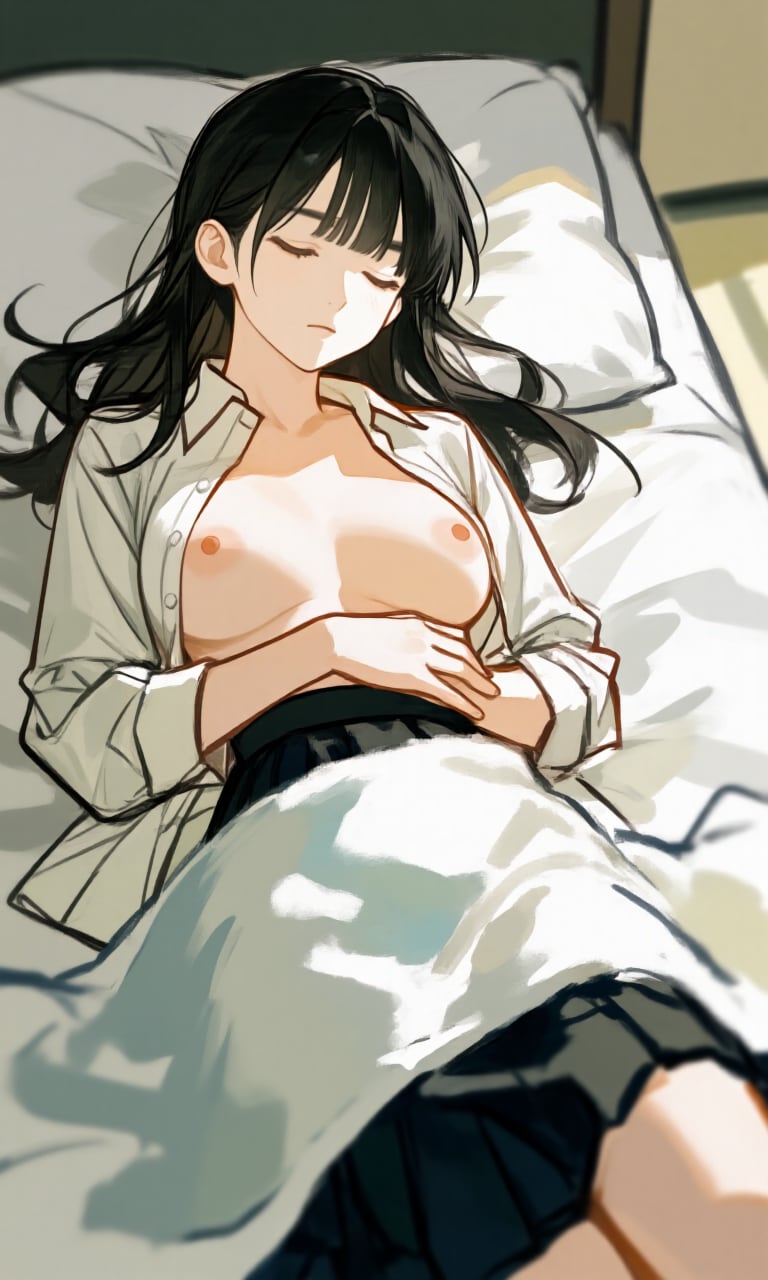 寝てたから