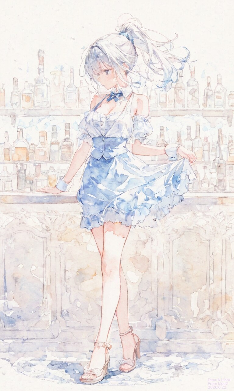 バーメイド香澄さんイラストたちイラストたち