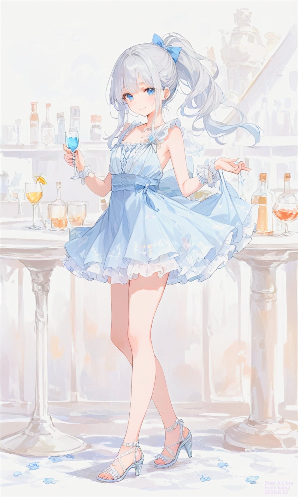 バーメイド香澄さんイラストたち