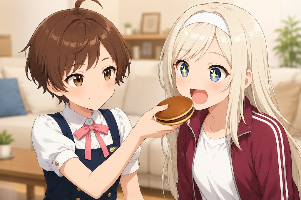 64.「ど」→「どら焼き」かなねこ