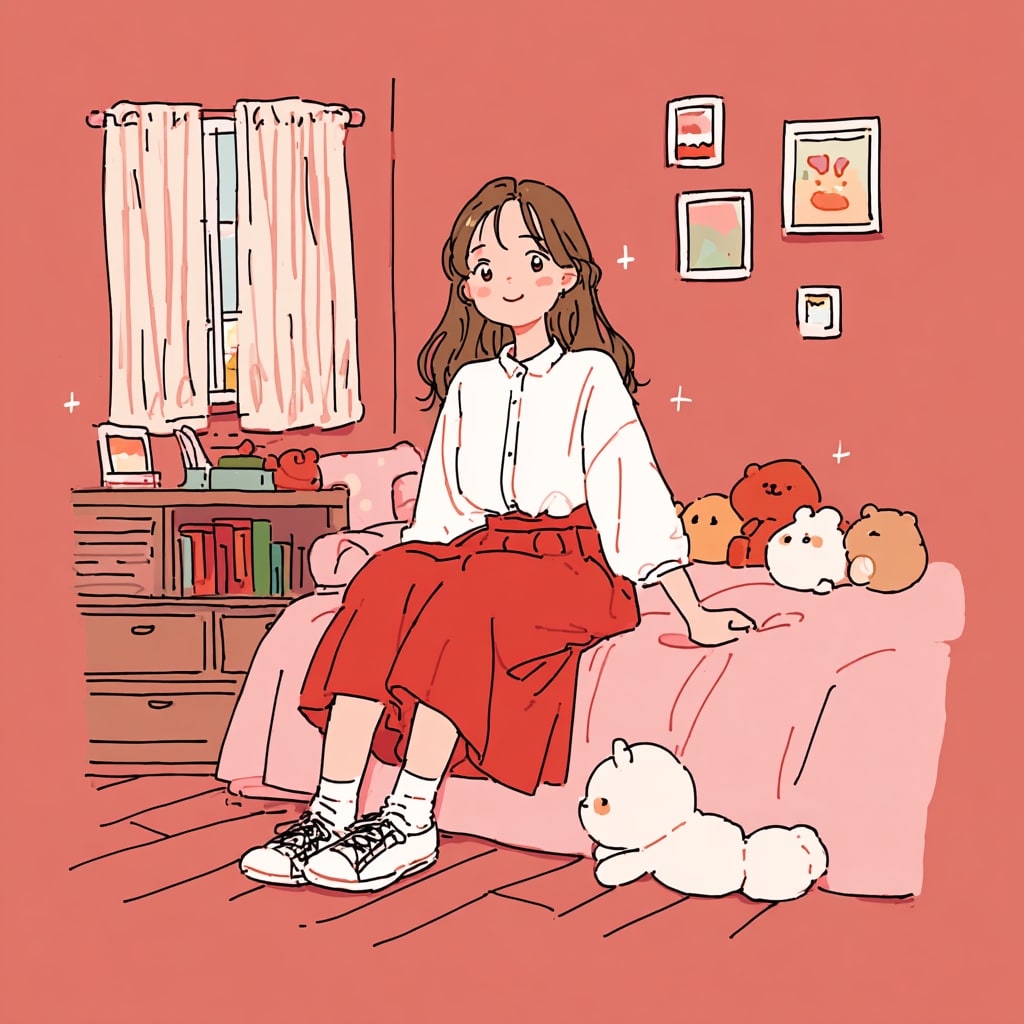 こっちに座りなよ～～～ | の人気AIイラスト・グラビア