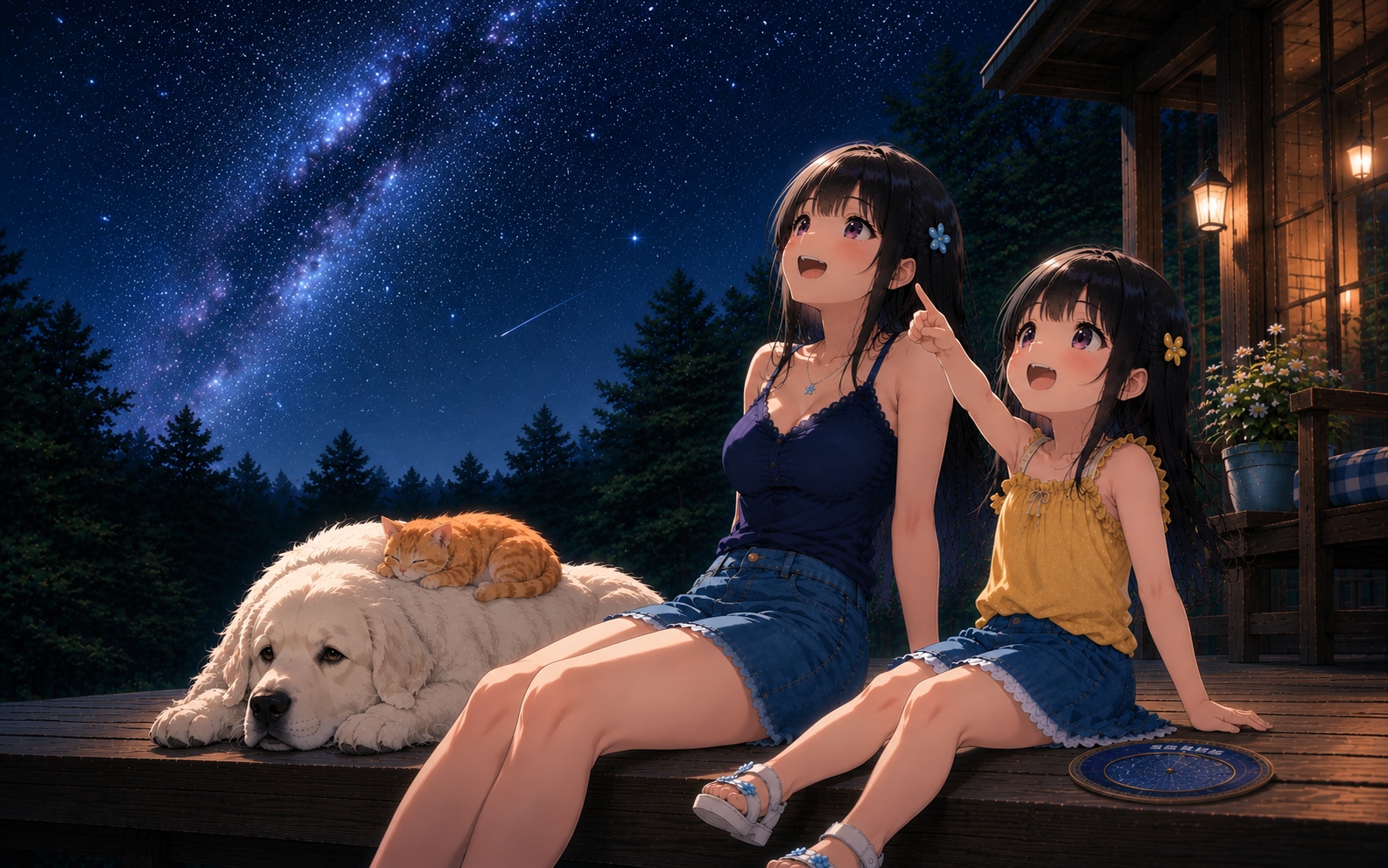 君は指さす夏の大三角