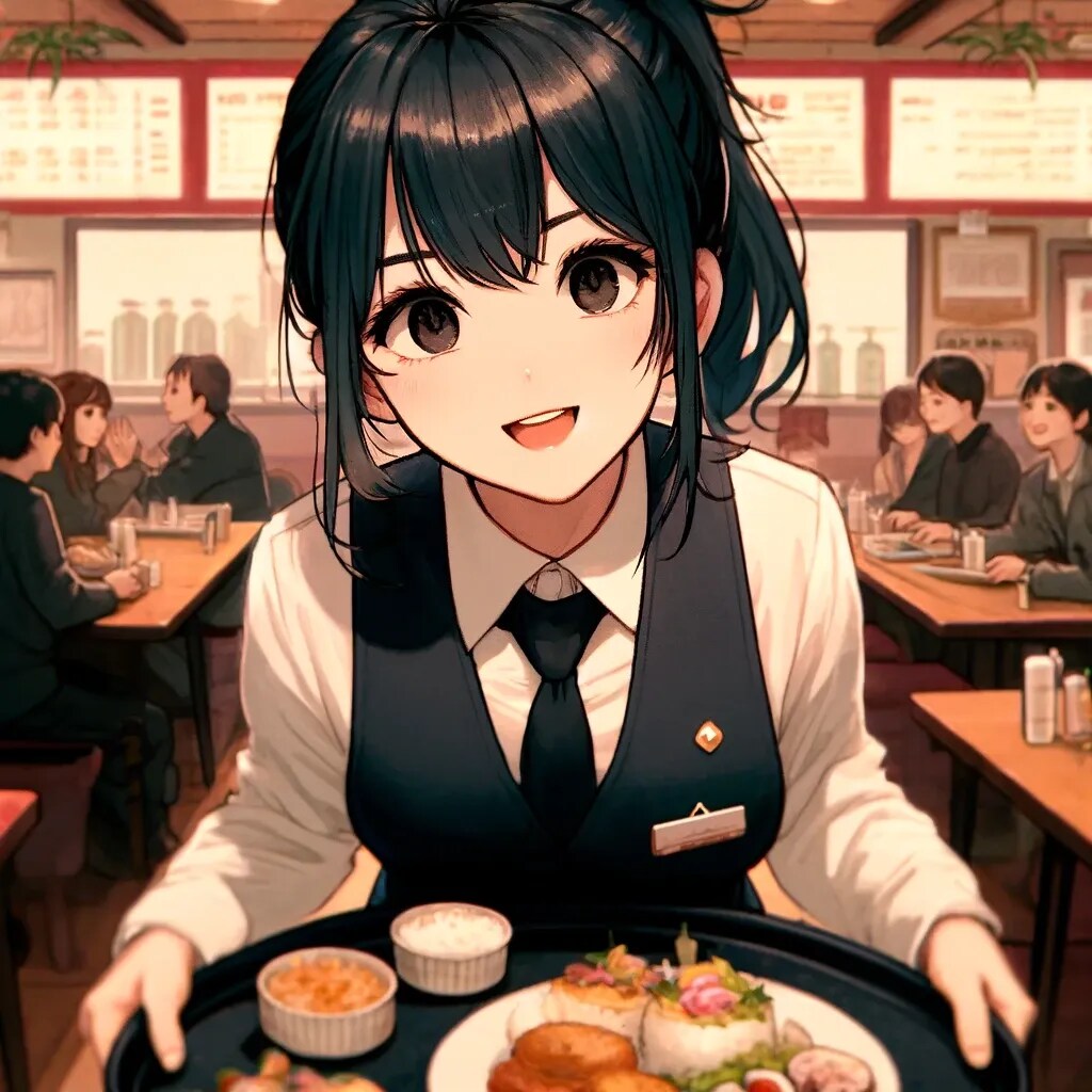 お待たせしました～って、誰あの女？