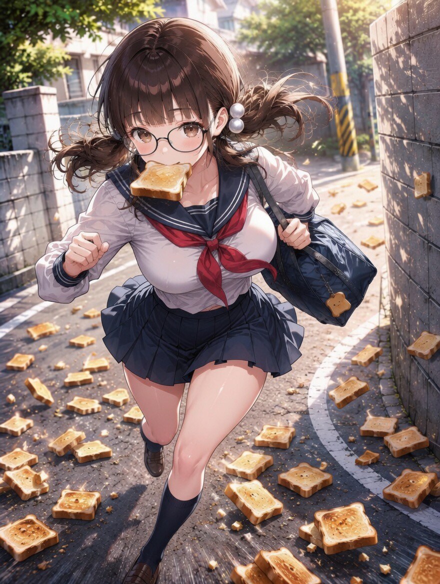 私のトーストを越えて行け！