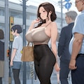 レギンスファッション特集　むっちむちレギンス美女 2枚目