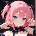 天使と悪魔のツーショット(∩´∀`∩)💕 5枚目