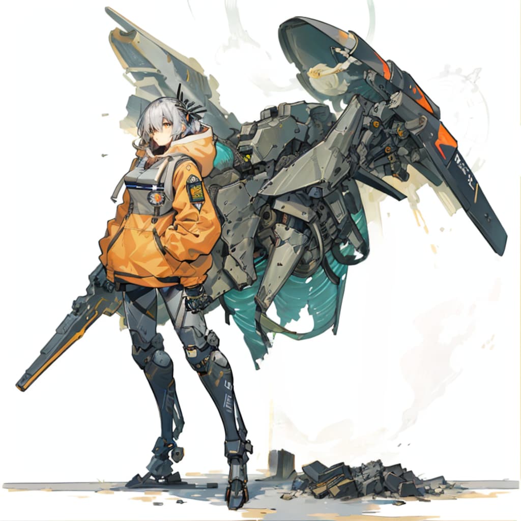 Girl and Robot1148