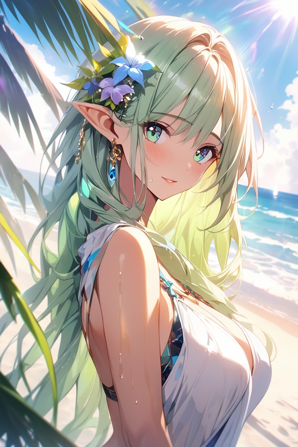 エルフさんの素敵な横顔 | の人気AIイラスト・グラビア