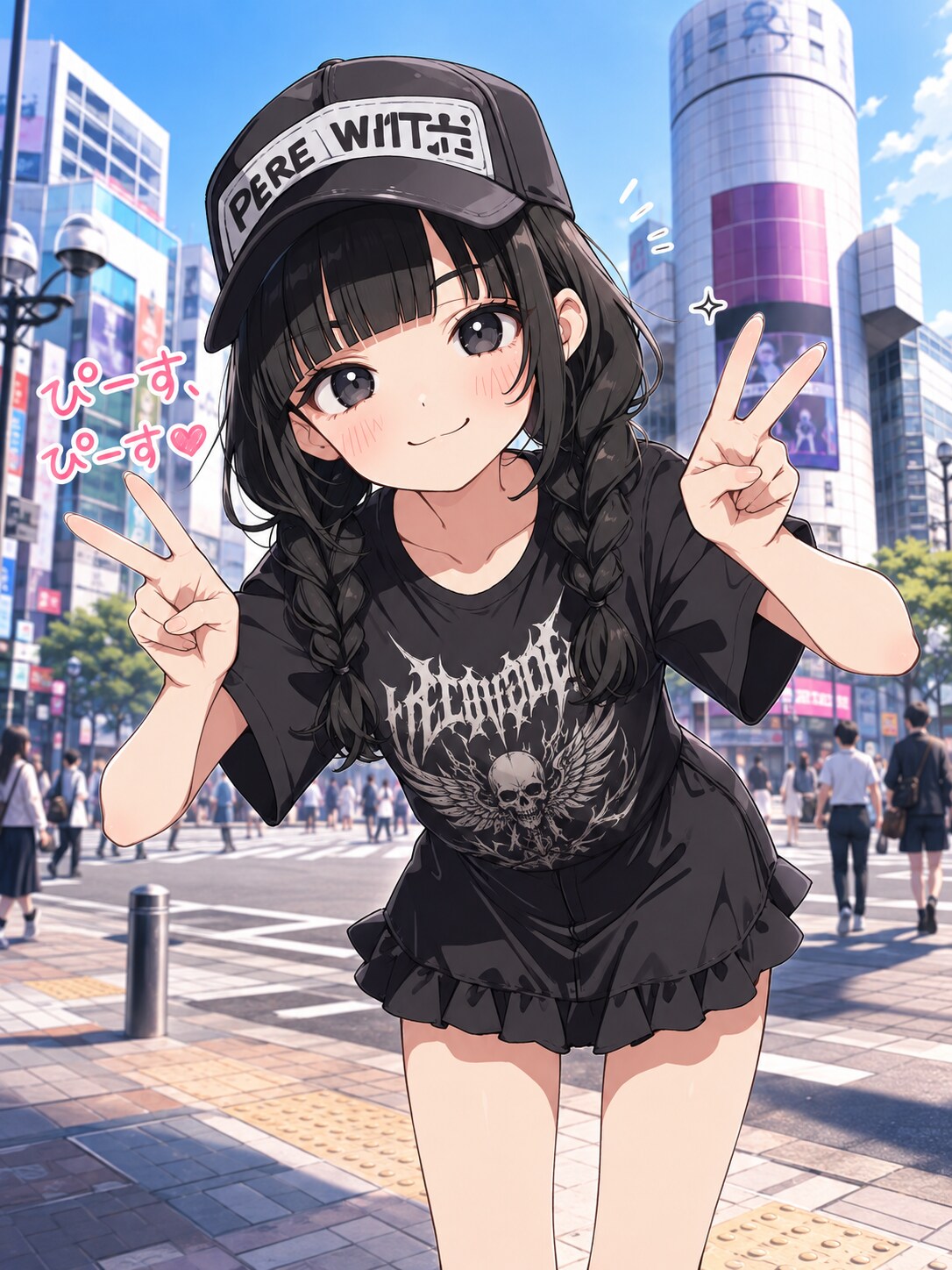 ぴーす、ぴーす💕
