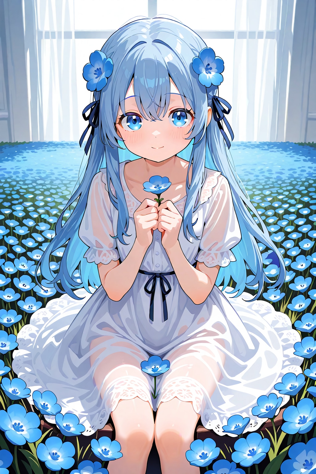 ネモフィラ娘