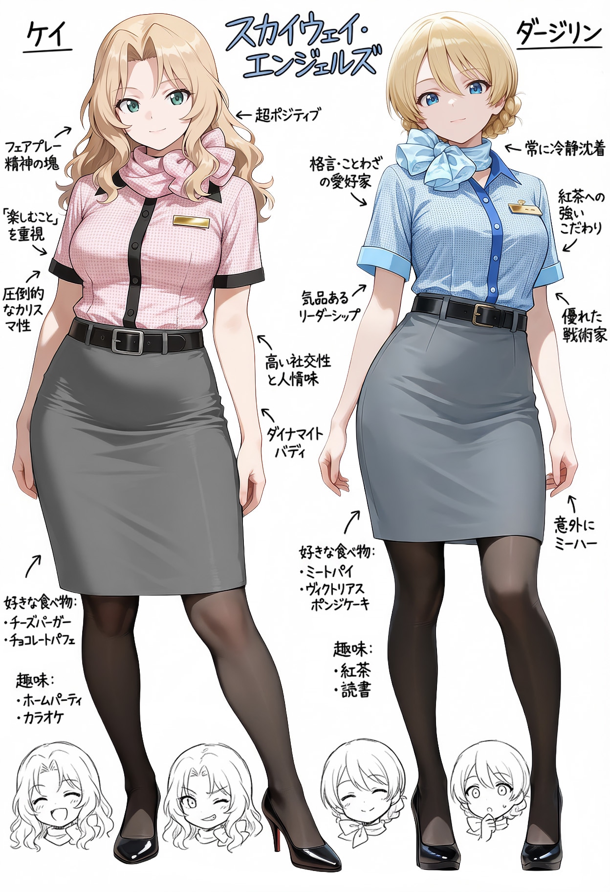 架空アニメのキャラシート | の人気AIイラスト・グラビア