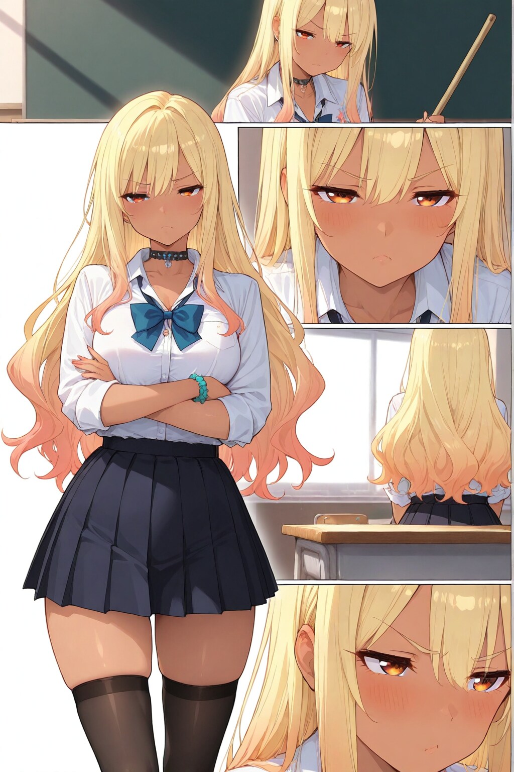 憂鬱なギャルちゃん　コミック風