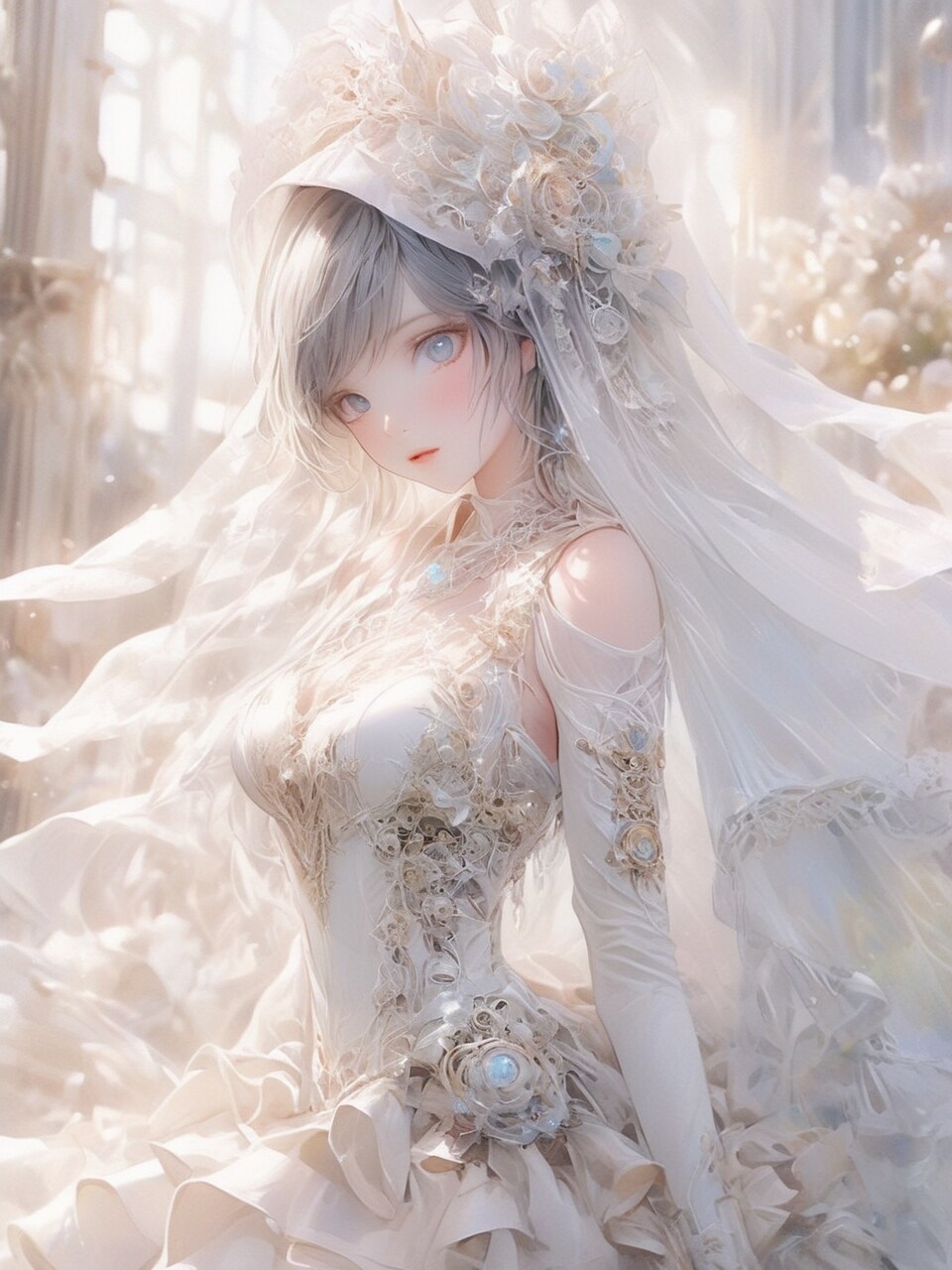 メカウェディングドレス姉さんXL