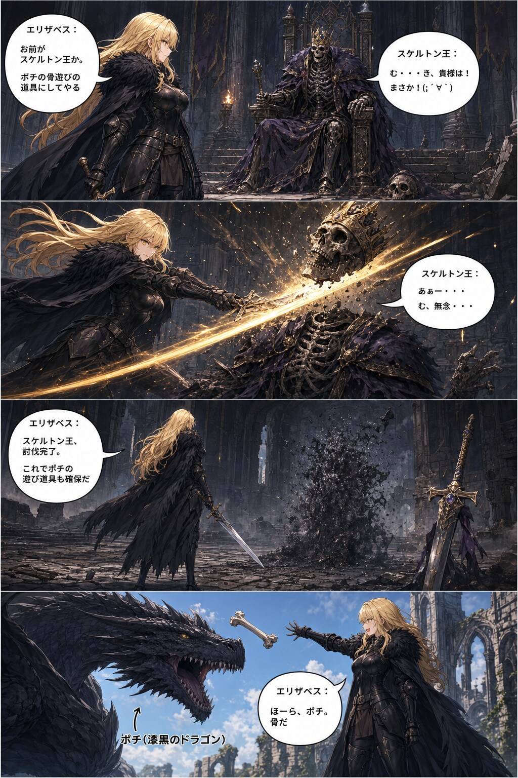 ブロンドの女騎士さん1018