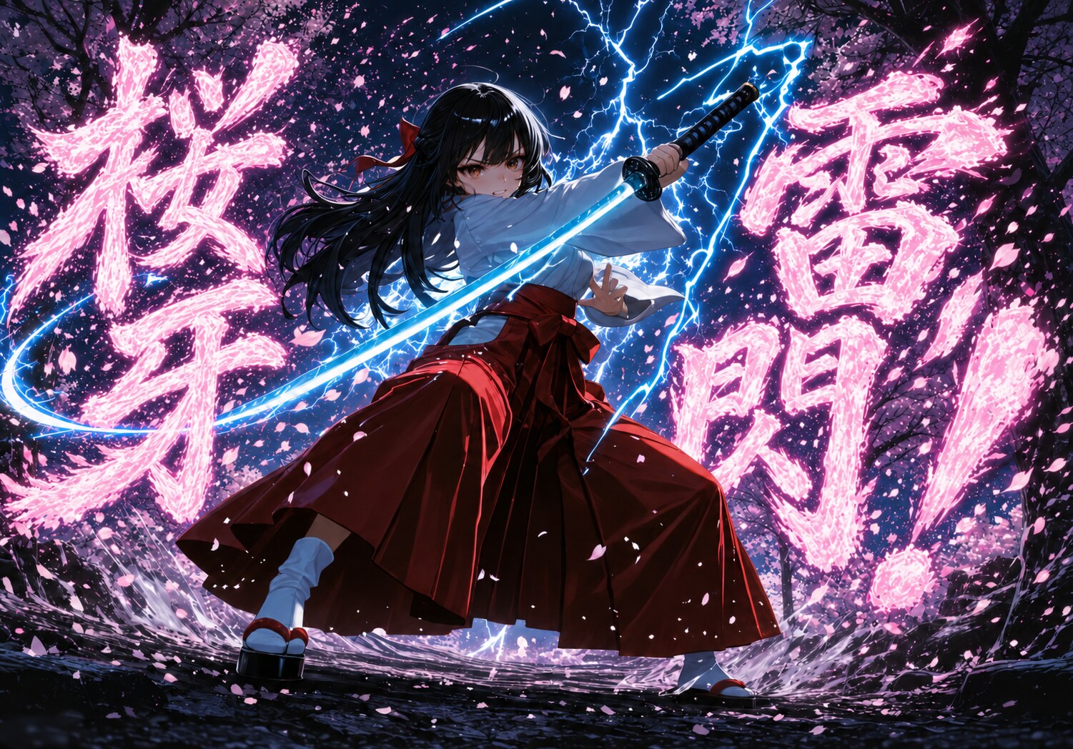 桜牙 雷閃！