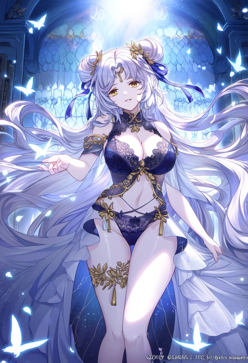 A goddess-like girl