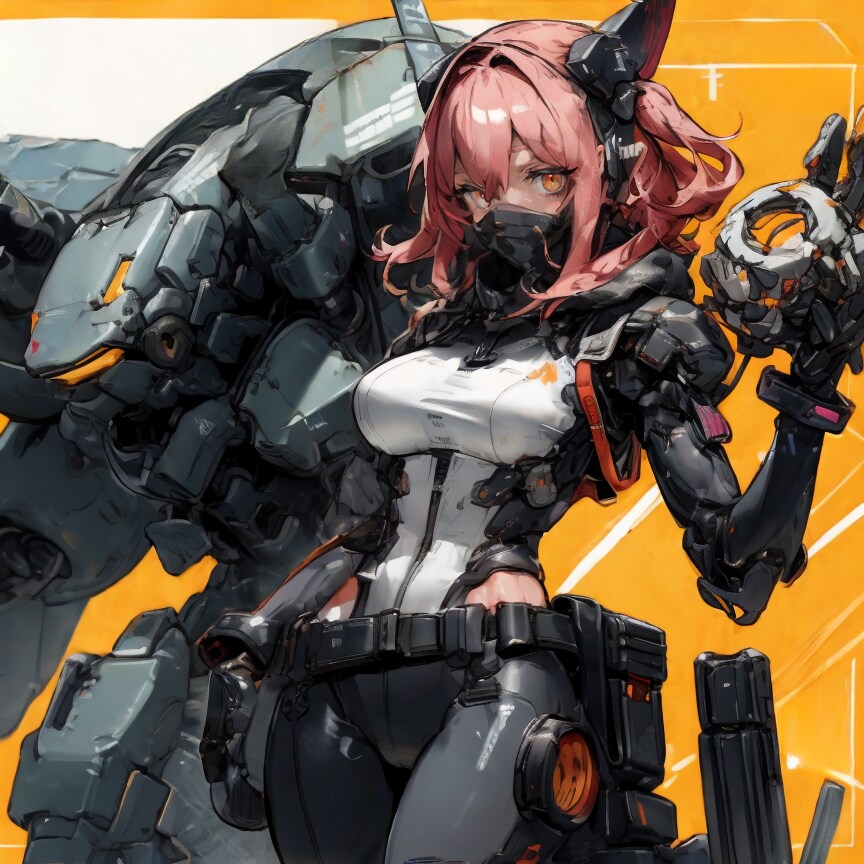 Girl and Robot1165