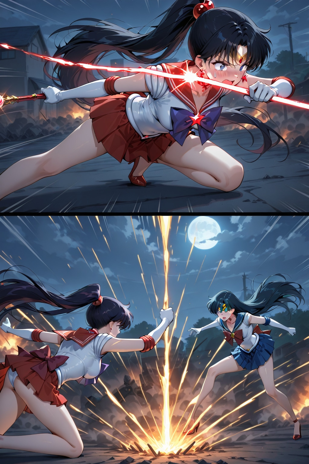 美少女剣士セーラーらんマーズ第十話2 | の人気AIイラスト・グラビア