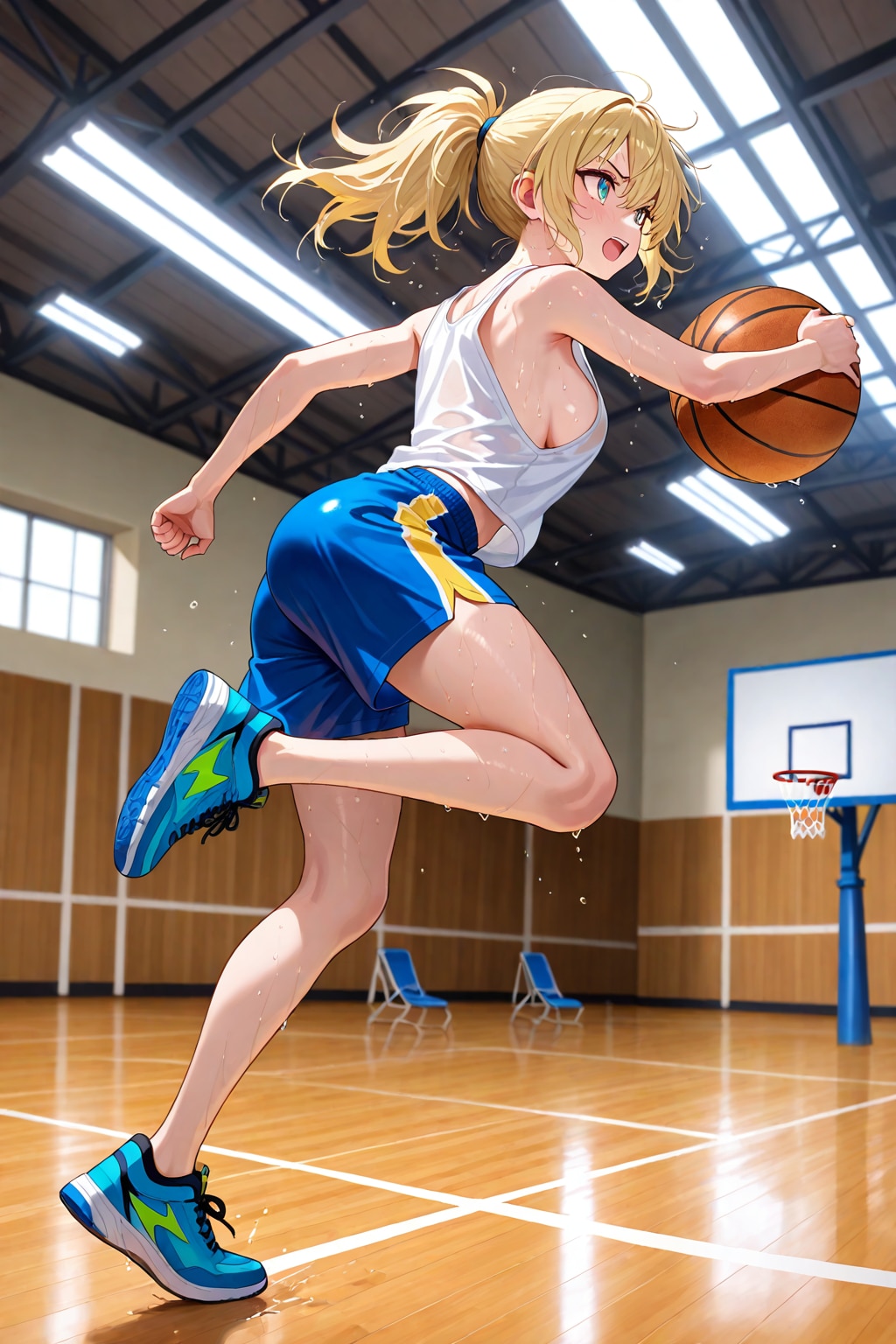 バスケットをプレイ