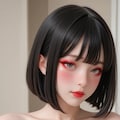 黒髪ショートボブ 2枚目