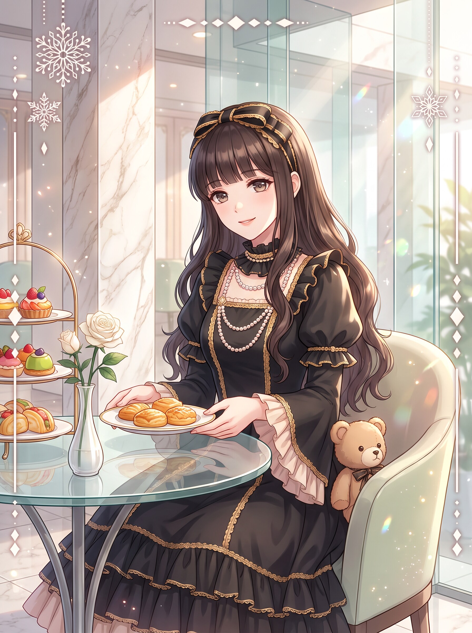 黒薔薇午餐の令嬢 | の人気AIイラスト・グラビア