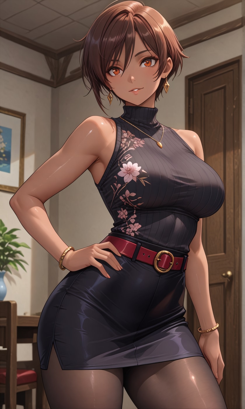 褐色肌のお姉さん2