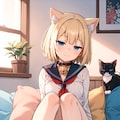 猫ちゃん先輩！猫の日も終わっちゃったんで……ウッ！！！！！！！！！+猫の日ワゴン 8枚目
