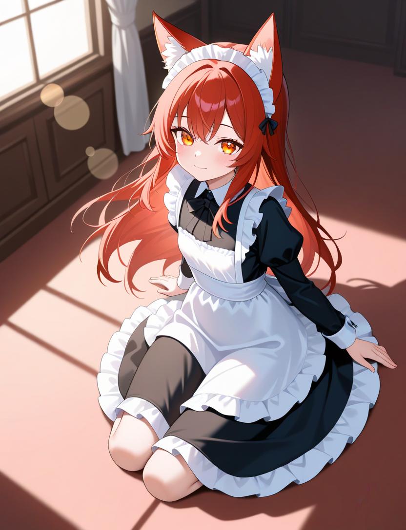 アニマルメイド一人目　沖恒べに | の人気AIイラスト・グラビア