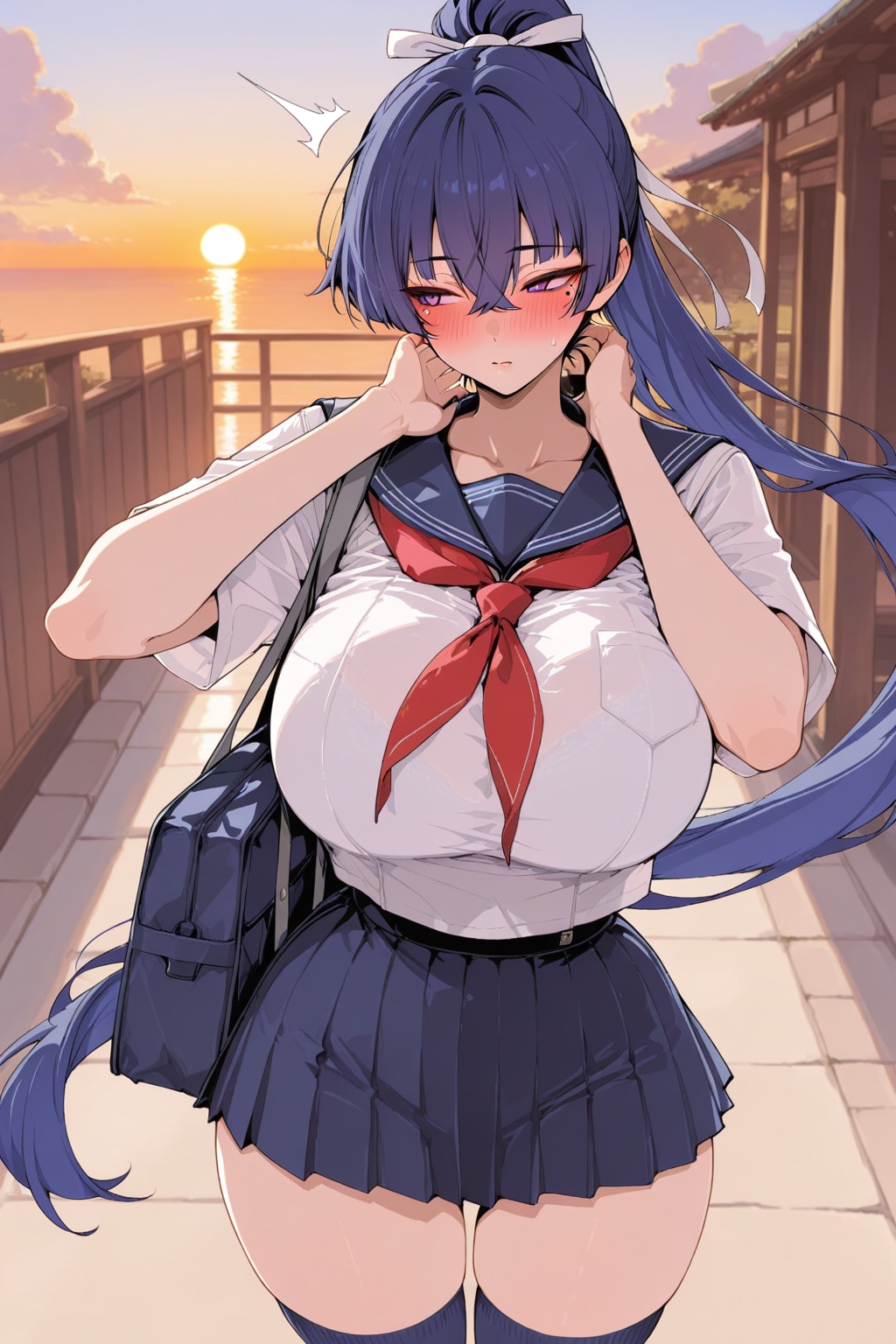 夕暮れ