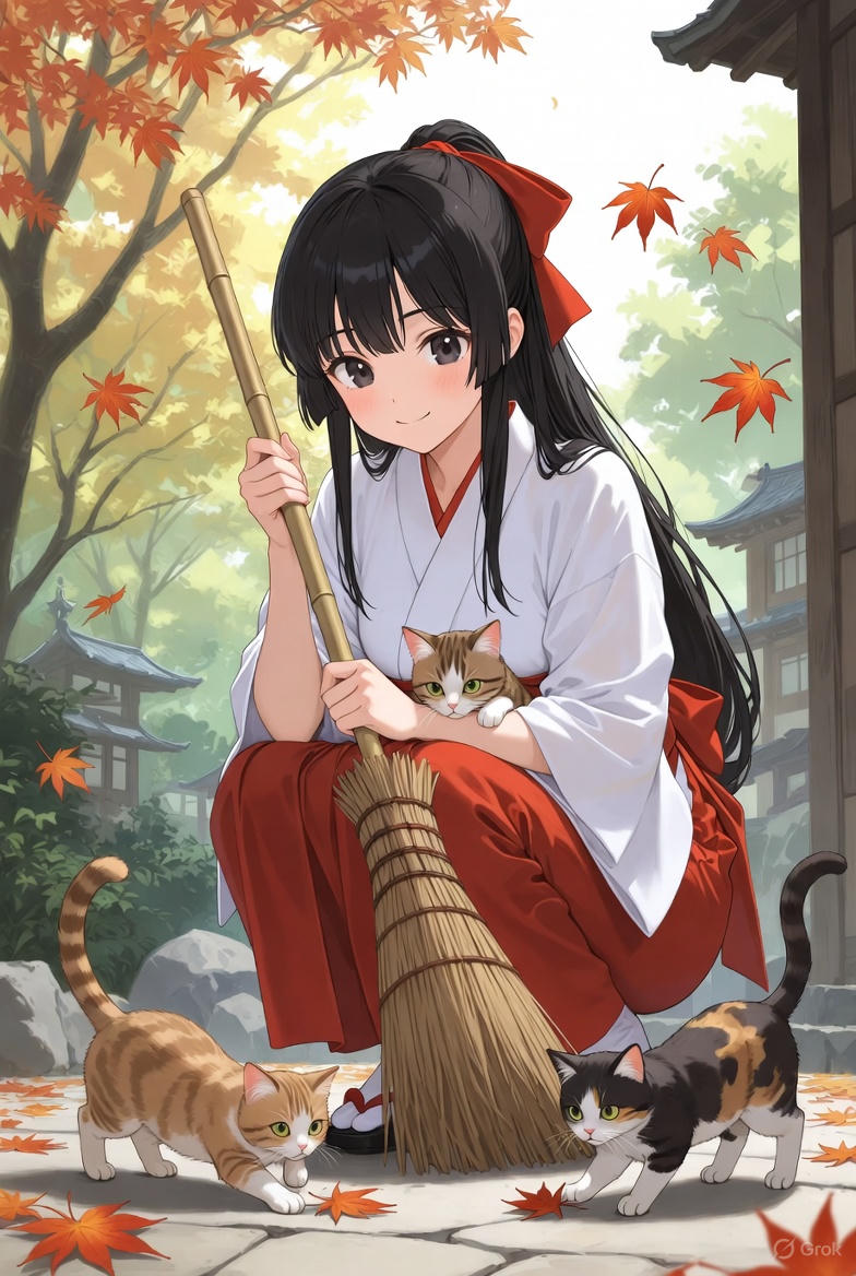 ねことみこさん | の人気AIイラスト・グラビア