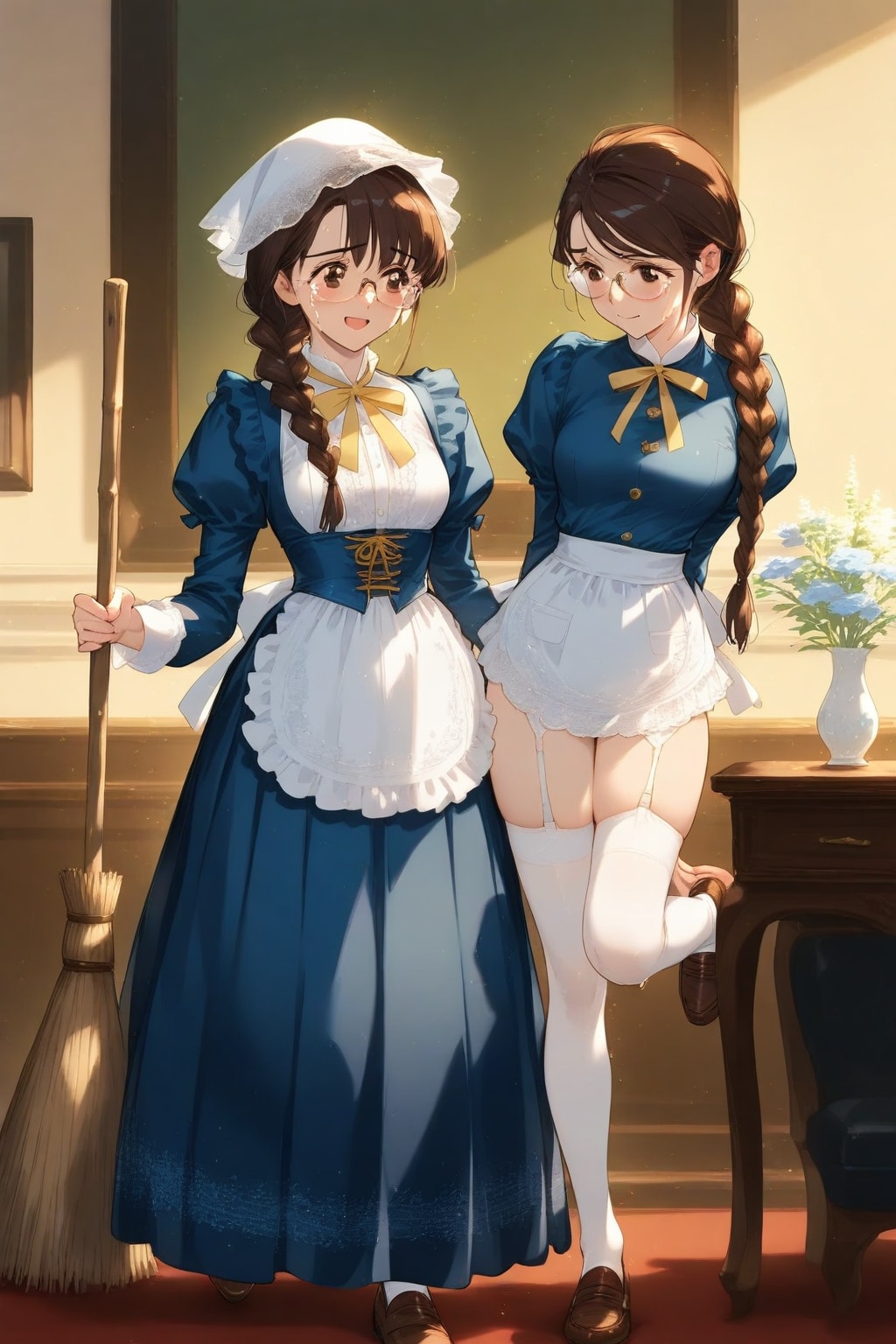 スカートを履き忘れる