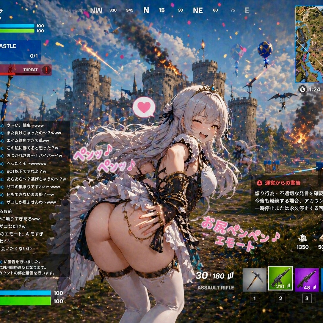 煽りエモート