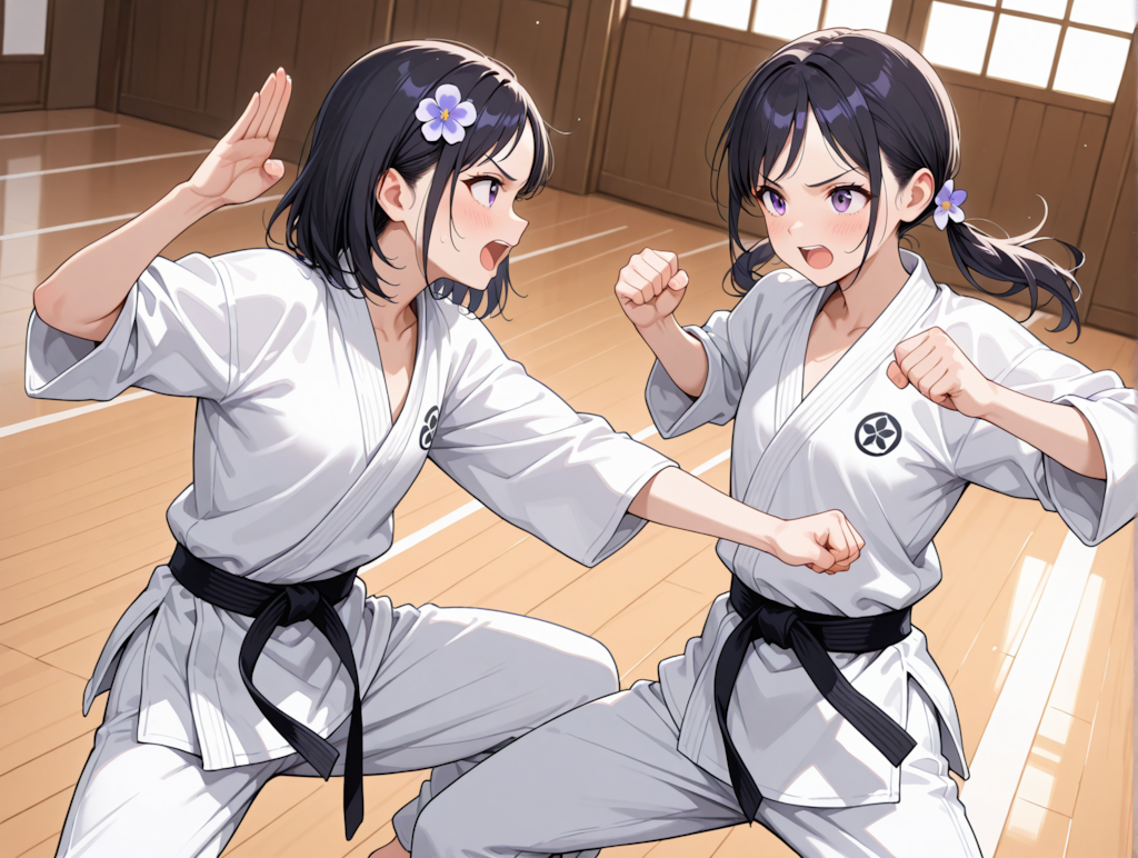 姉妹試合：あやめ勝利