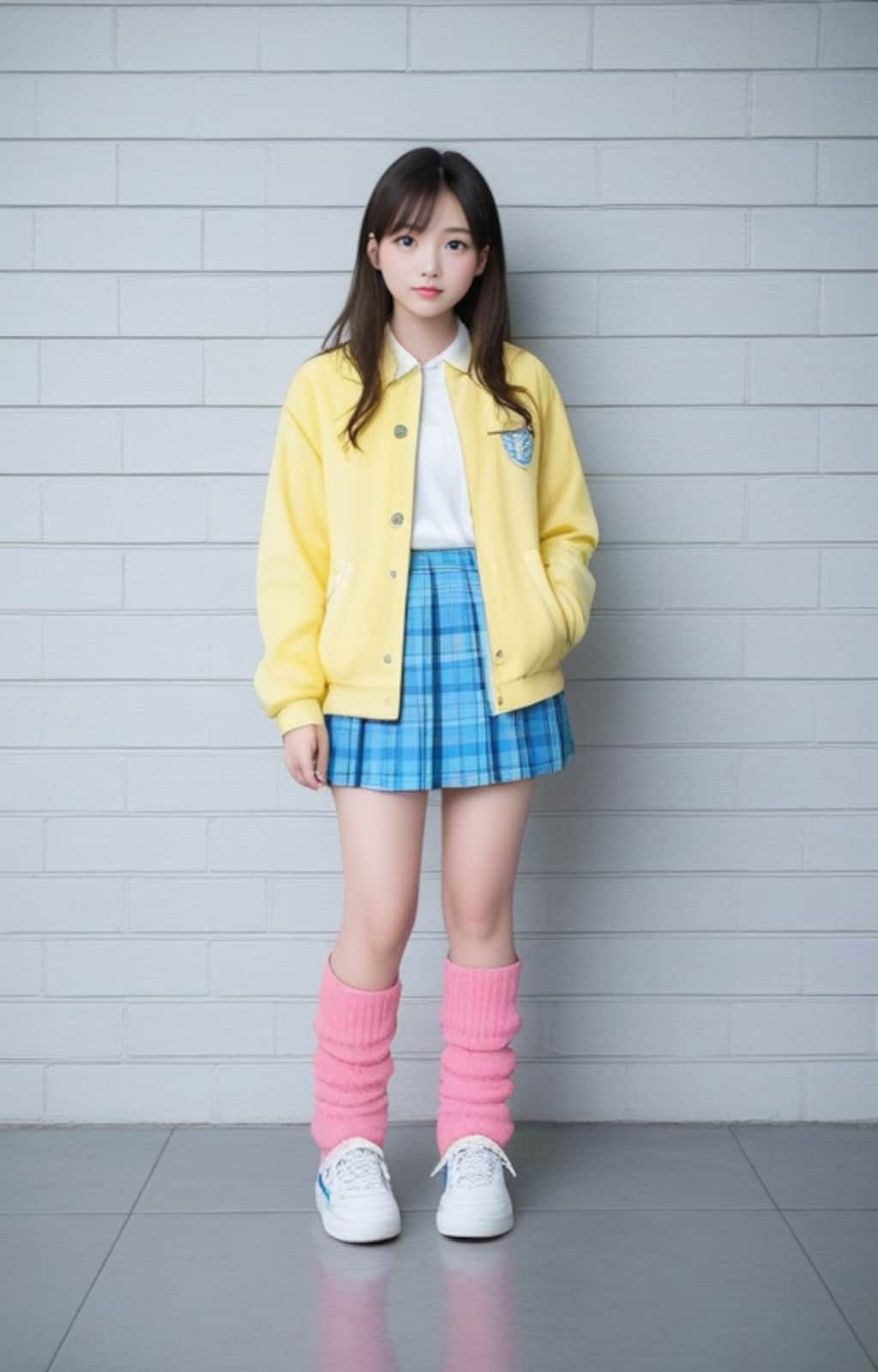 カラフルな女子