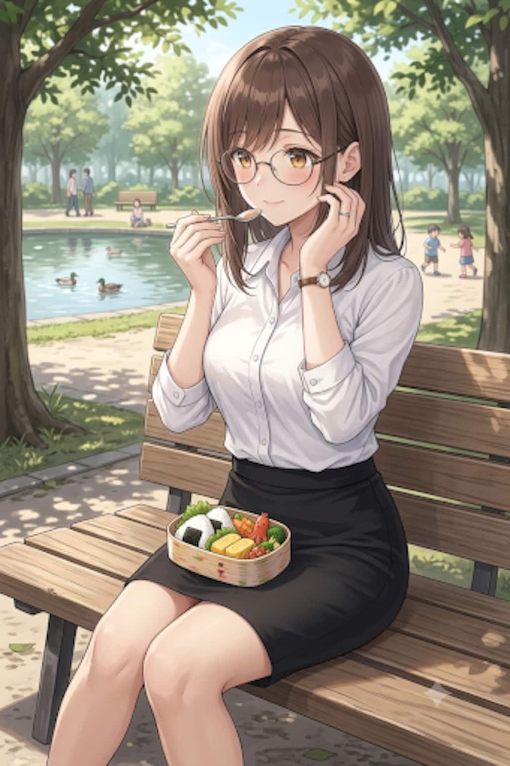 お昼休憩中の若妻