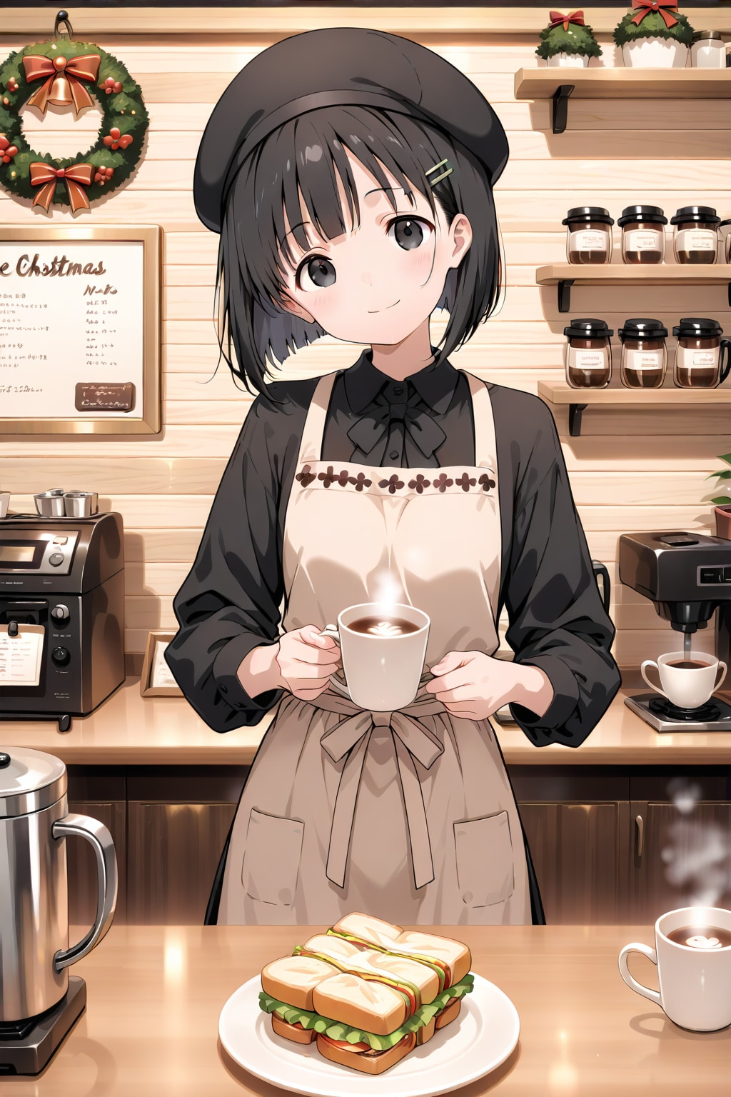 妹ちゃん✨カフェへようこそ‼️🥰☕️✨１４３ | の人気AIイラスト・グラビア