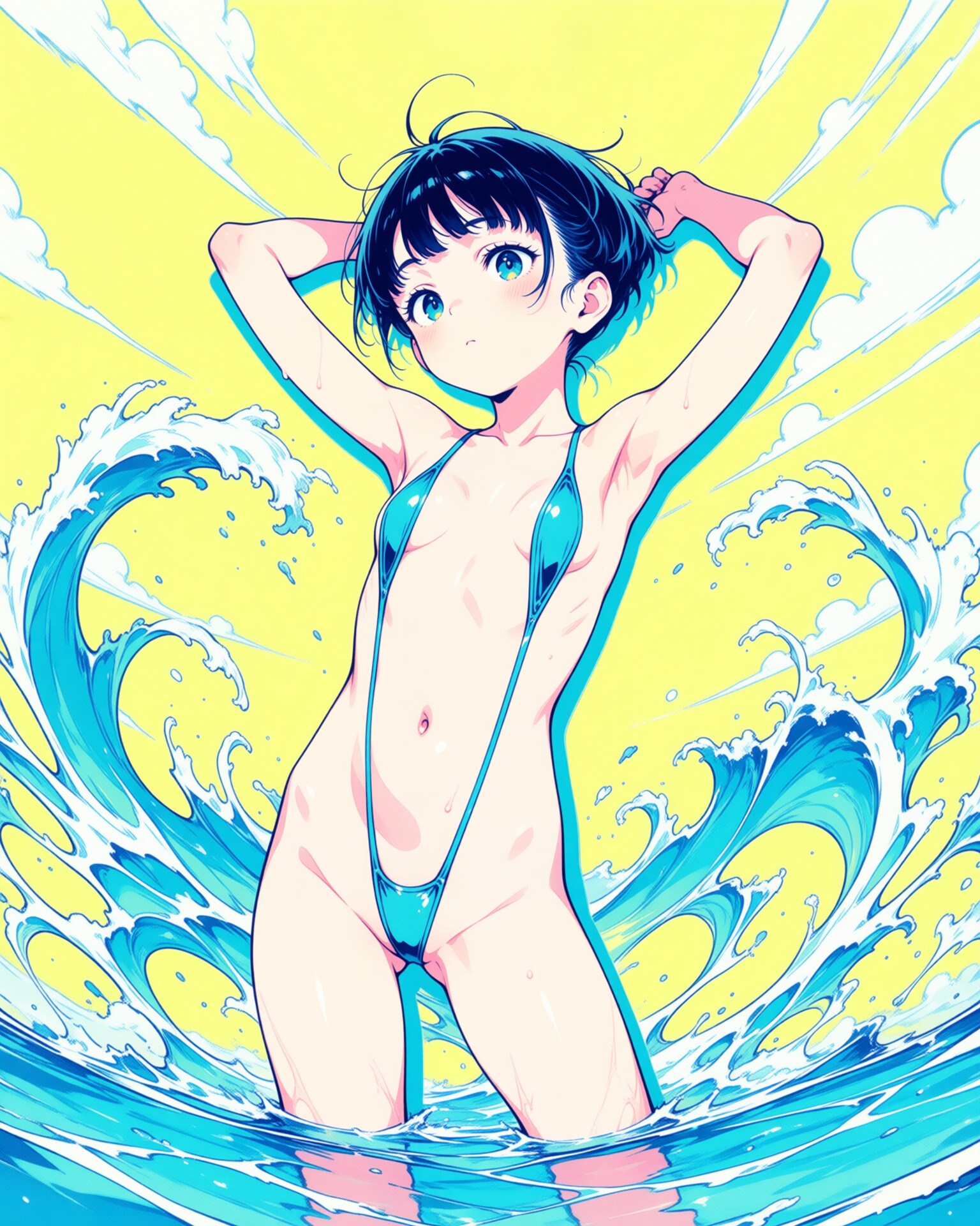 きわどいビキニ