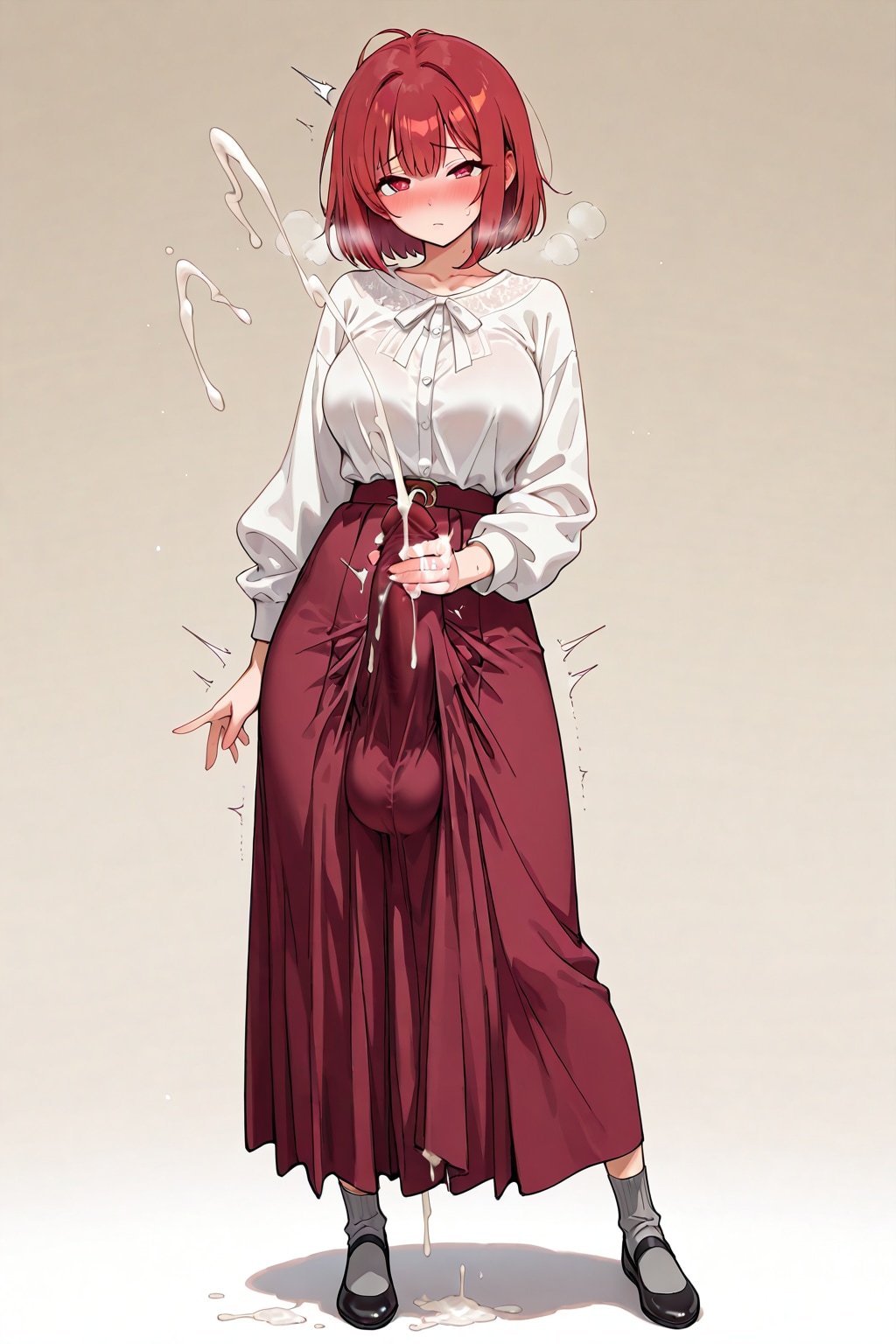 Red haired futa
