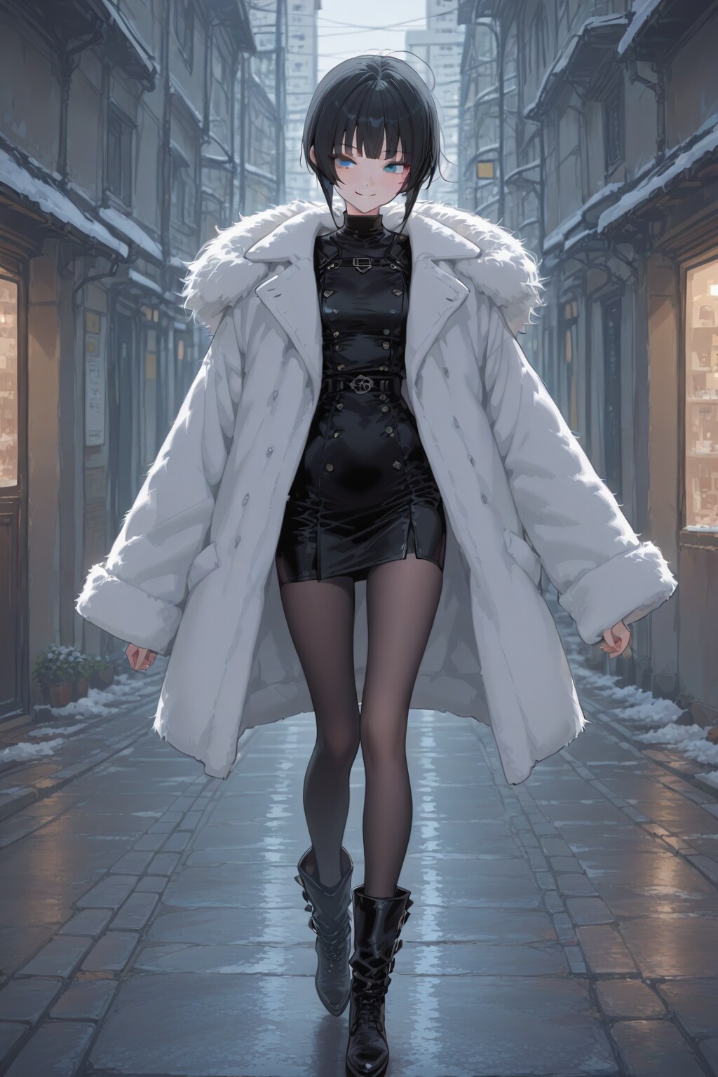 冬散歩 | の人気AIイラスト・グラビア