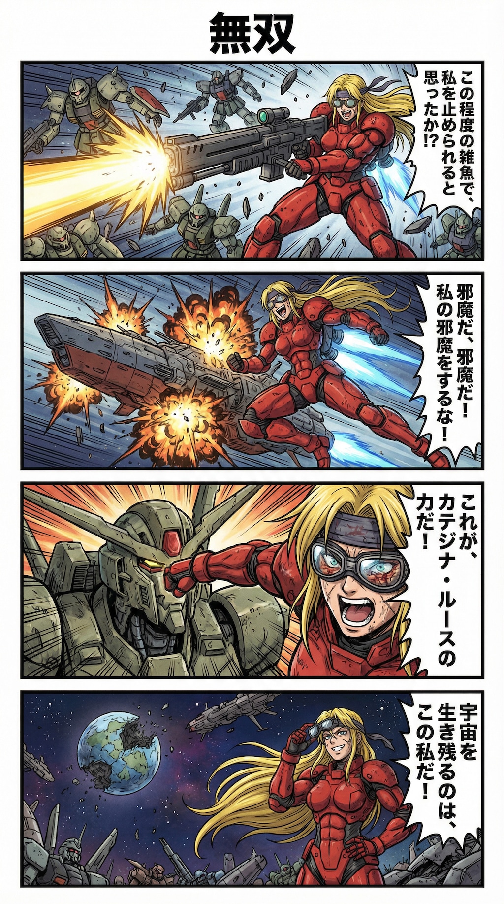 ゴーグルで無双。