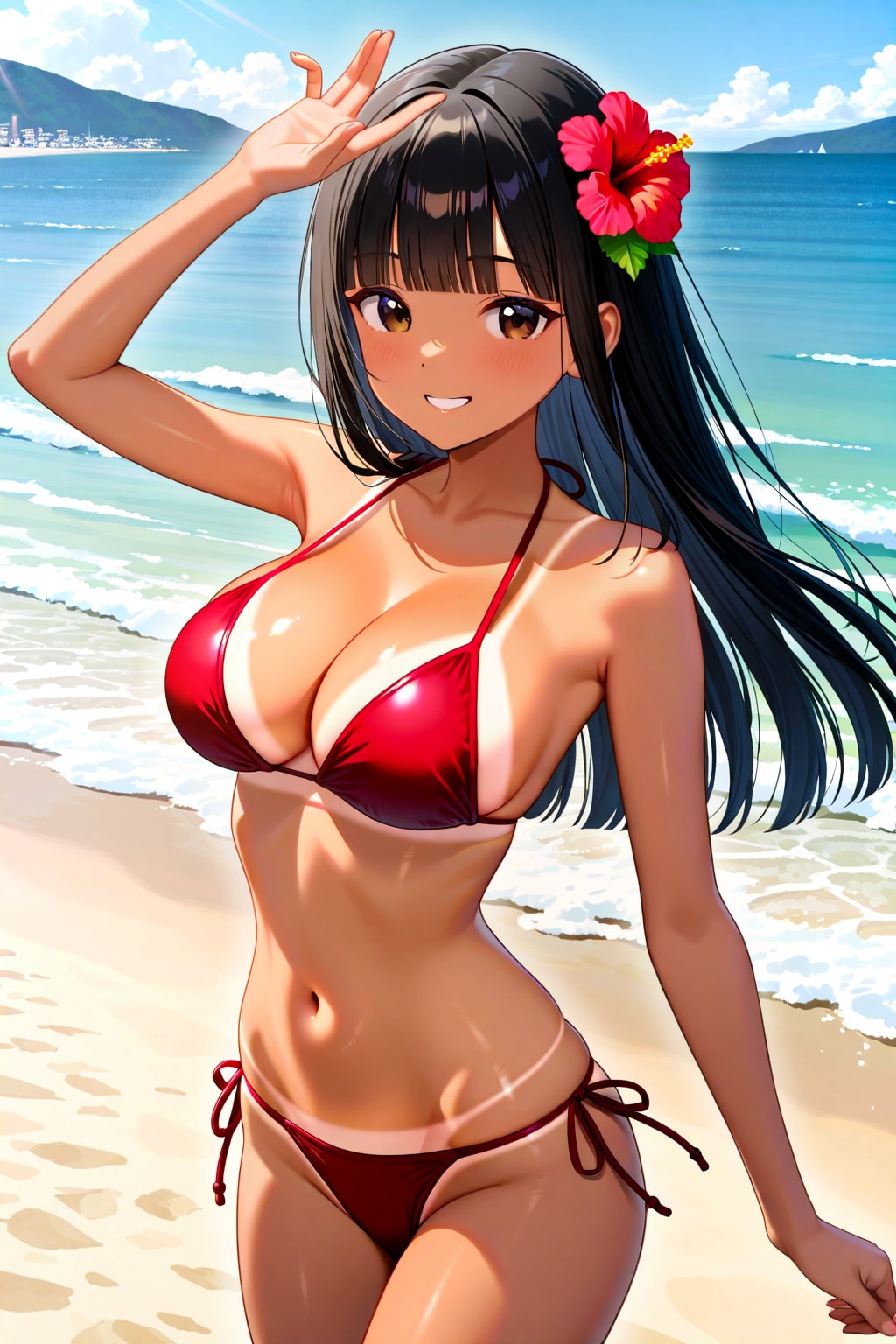 夏ビキニのサキちゃん
