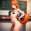 オレンジ髪 5枚目