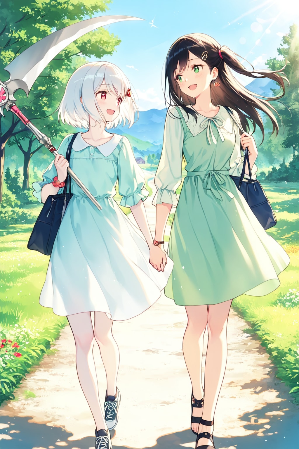 死神と吸血鬼の旅行