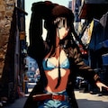 メイのセクシーさと美しさ！レッドボリン軍のニット帽美少女がドラゴンボールの世界に舞い降りる 9枚目