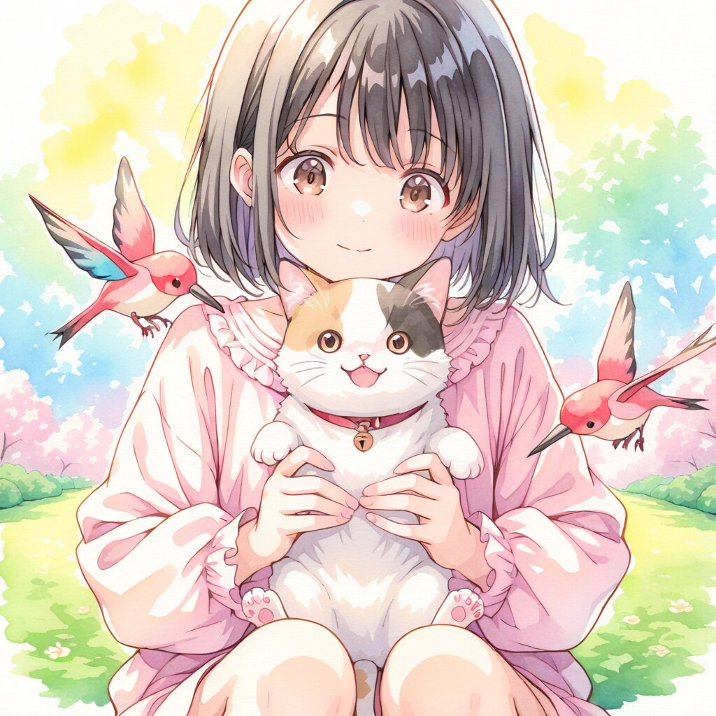 おはよう三毛殿（２０）HARPY | の人気AIイラスト・グラビア