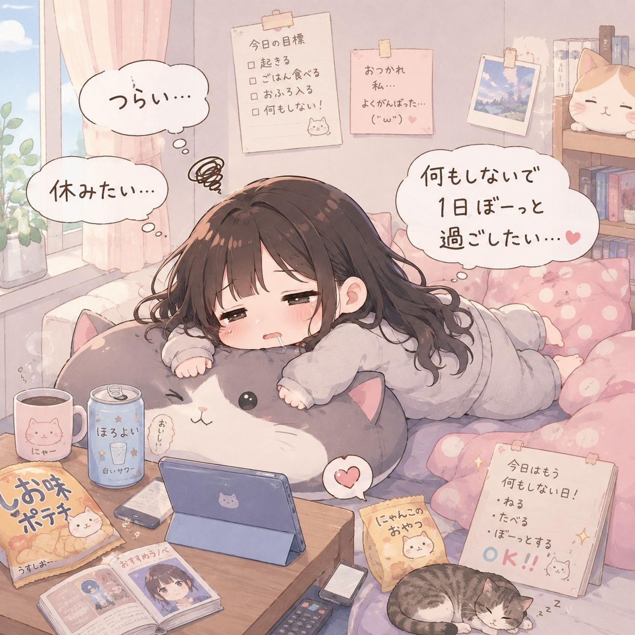 つらい、休みたい | の人気AIイラスト・グラビア