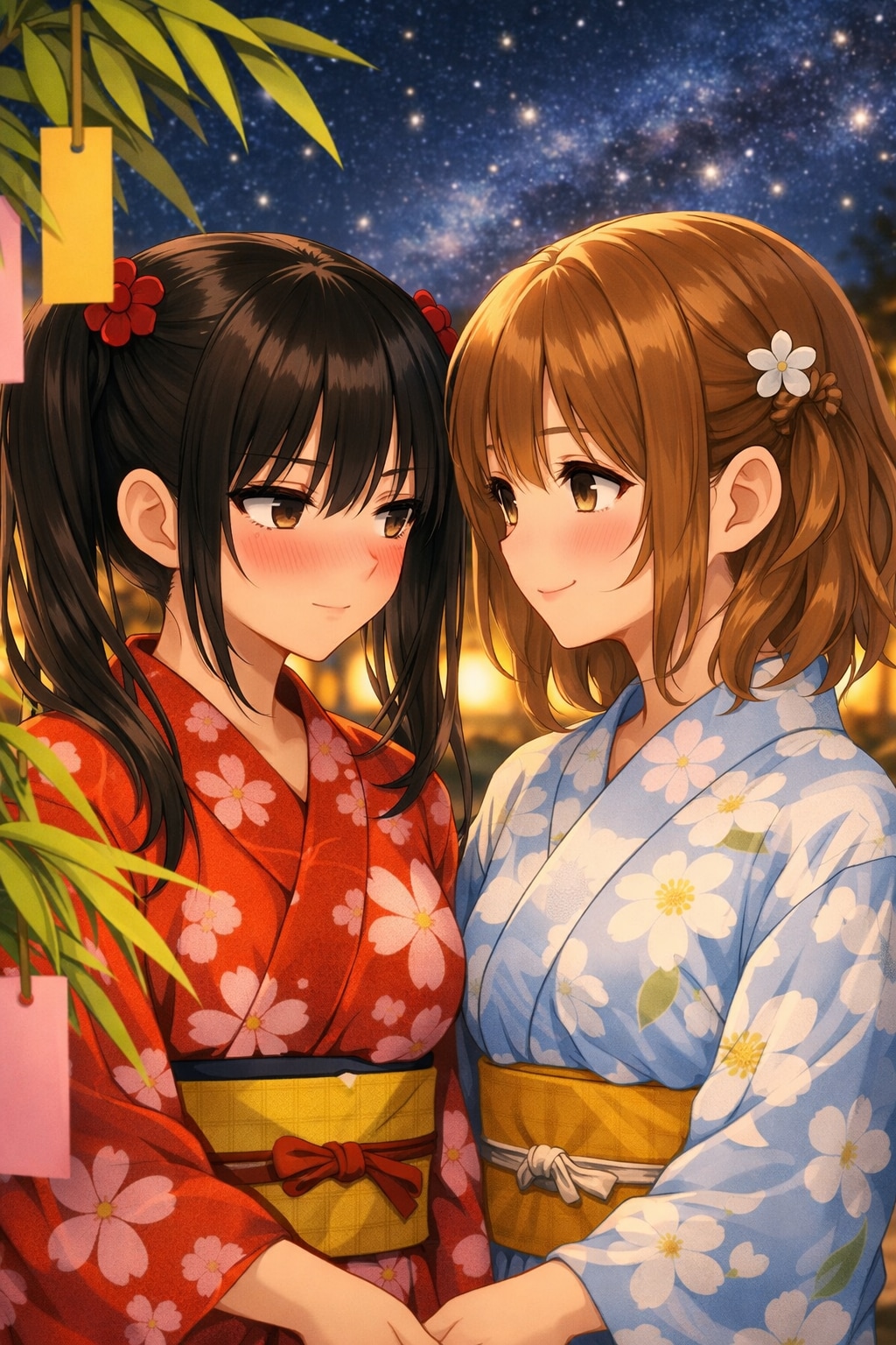 星に願いを（七夕、浴衣の日　01）