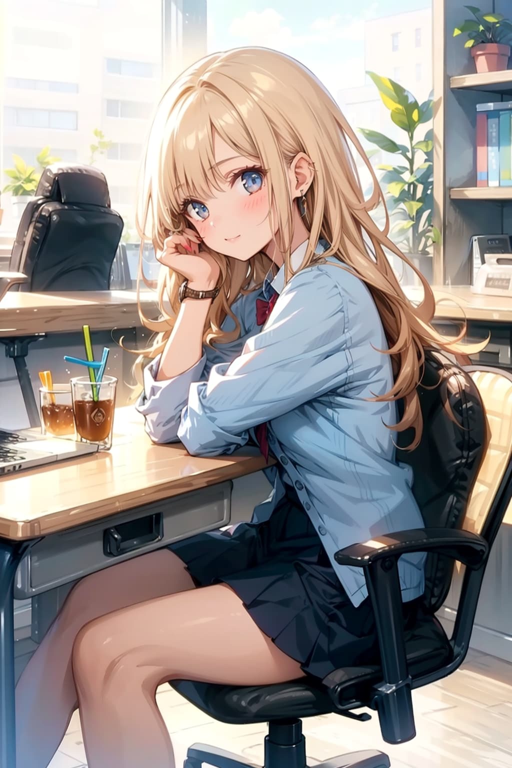 休み明けのオンライン会議 | の人気AIイラスト・グラビア