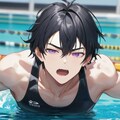 水泳に挑む黒髪短髪男性達！！（11枚） 7枚目